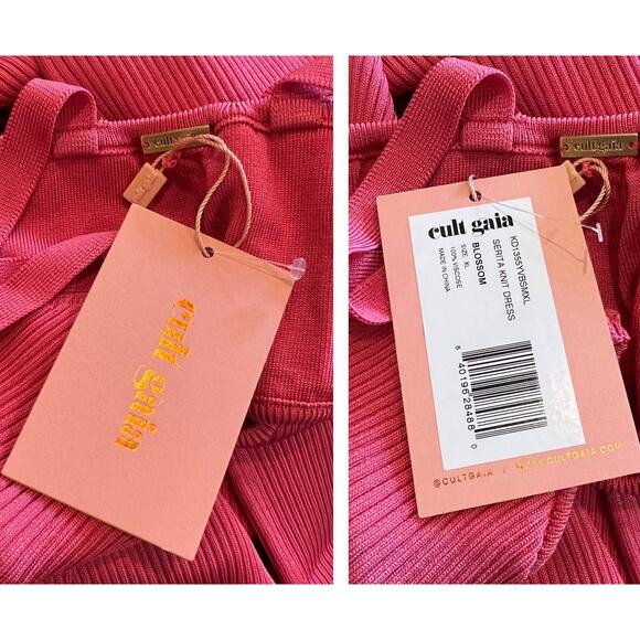 NWT Cult Gaia Serita Cut-Out Knit Maxi Dress Size XL - Picture 8 of 11